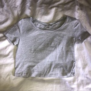 BP striped crop top